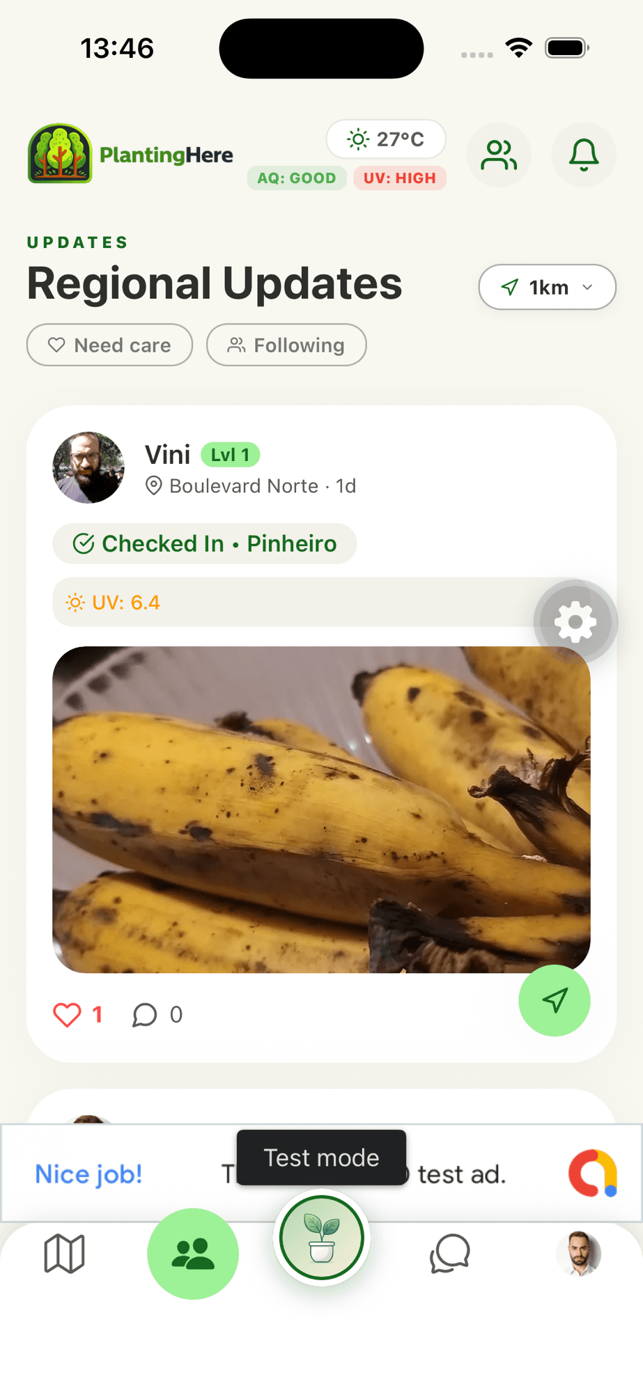 Regional app feed